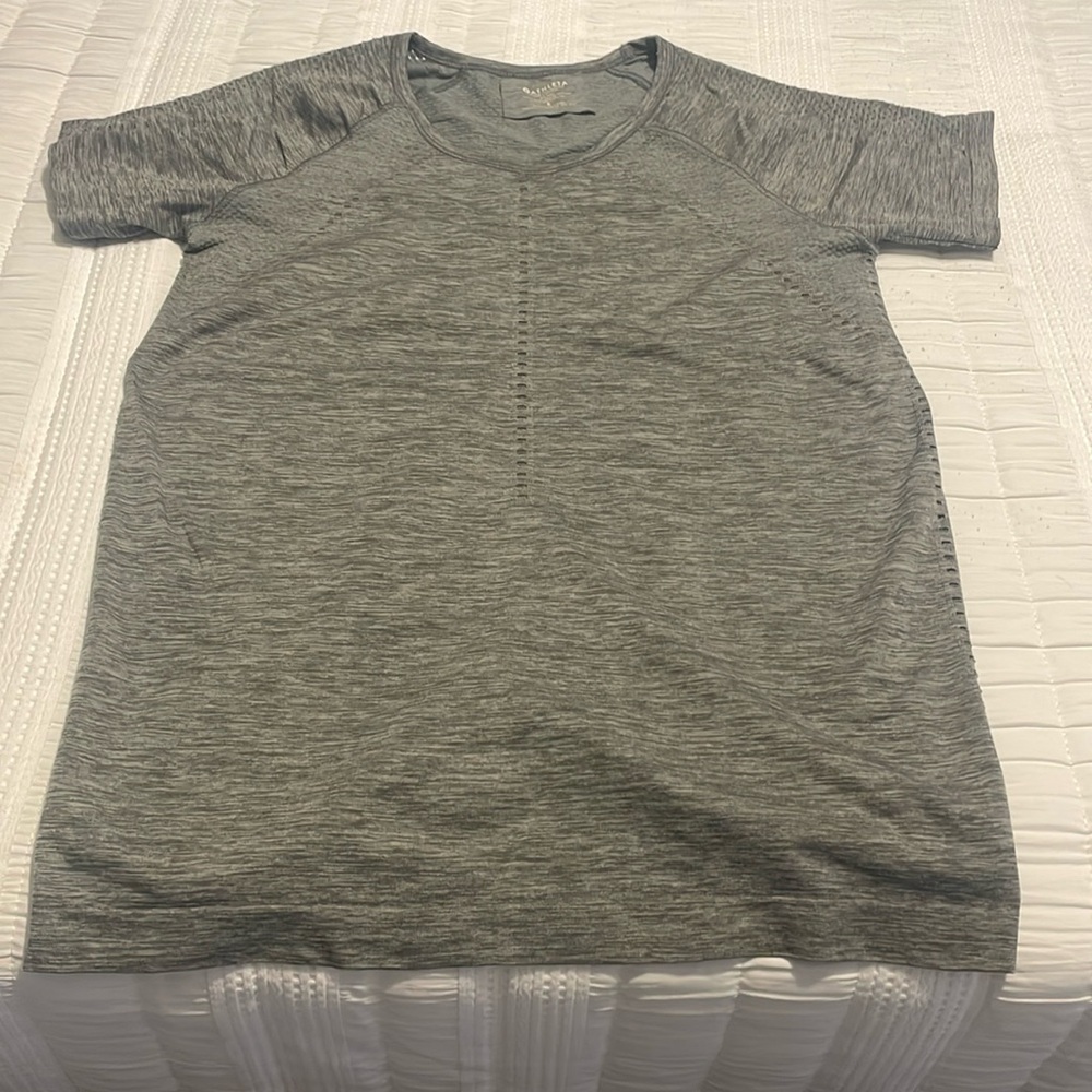 Athleta Women’s Top Gray stretch Size Small